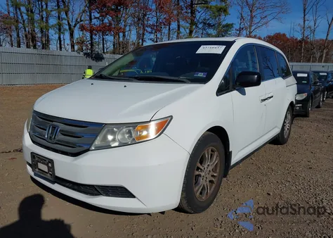 2012 Honda Odyssey Ex-L из США, поврежденный, VIN 5FNRL5H69CB016420